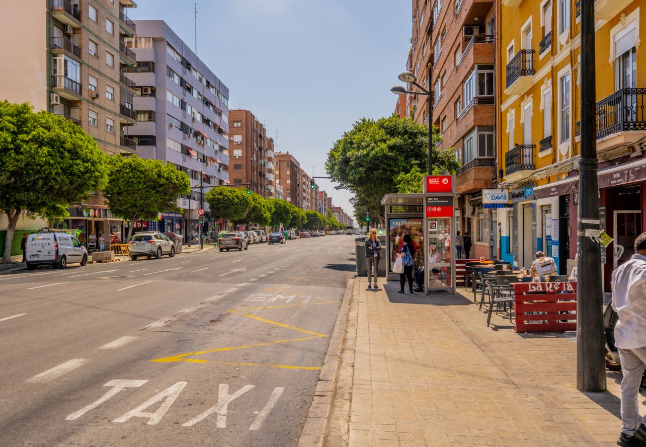 Apartamento en Valencia - Apartamento Familiar en Avenida del Puerto