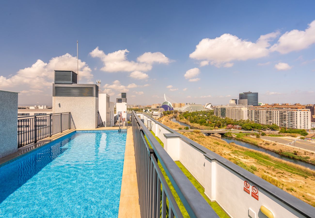 Apartamento en Valencia - Apartamento familiar con Piscina en Valencia Capital